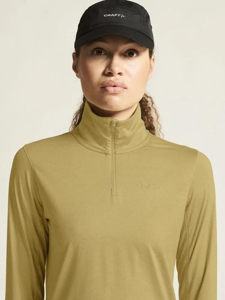 craft Flow HZ LS W – Langarmshirt mit Stehkragen und Reißverschluss, recyceltes 6/7