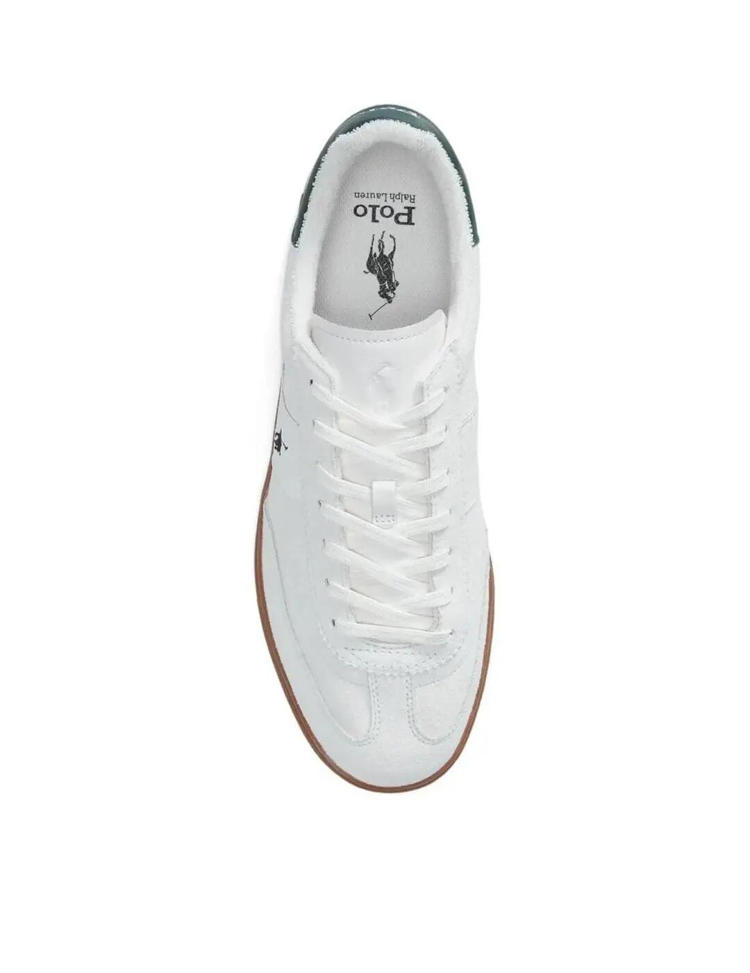 Baskets pour homme Polo sport Bedford blanc. 2/4