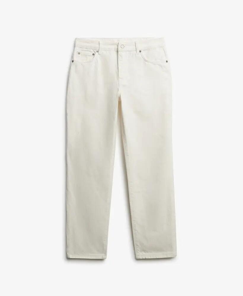 superdry Jeans straight mid rise em algodão biológico 7/7