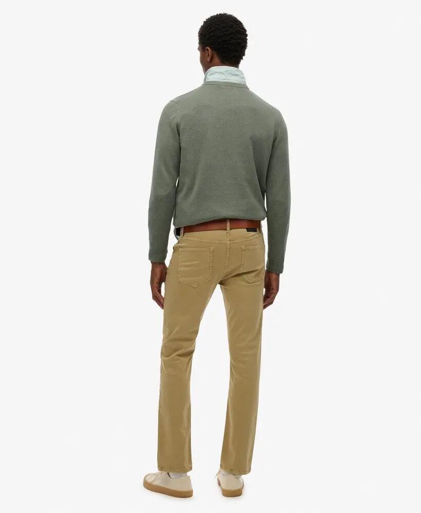 superdry Calças Sateen Five Pocket – Corte direito em algodão biológico 6/7