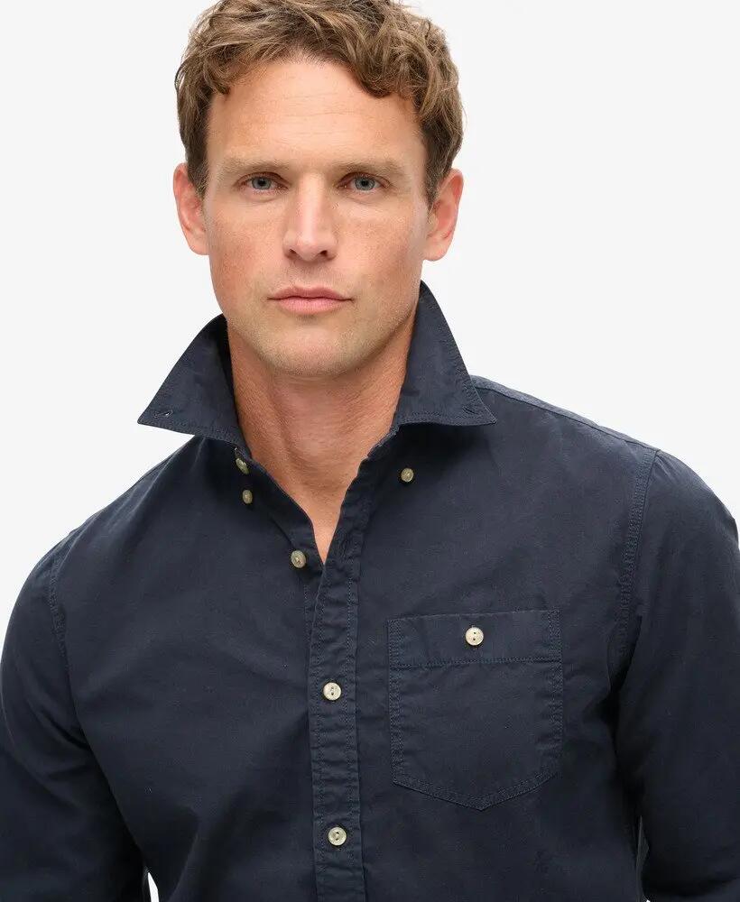 superdry Chemise à manches longues The Merchant Store – Coton premium, coupe 3/7