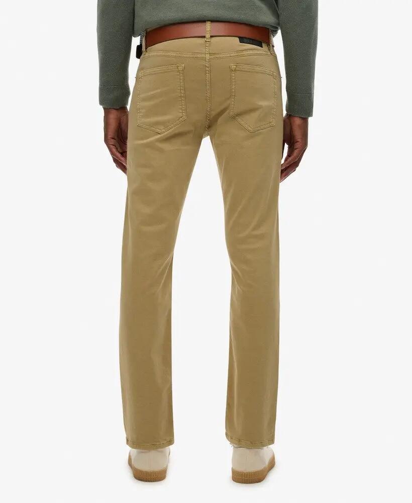superdry Calças Sateen Five Pocket – Corte direito em algodão biológico 4/7