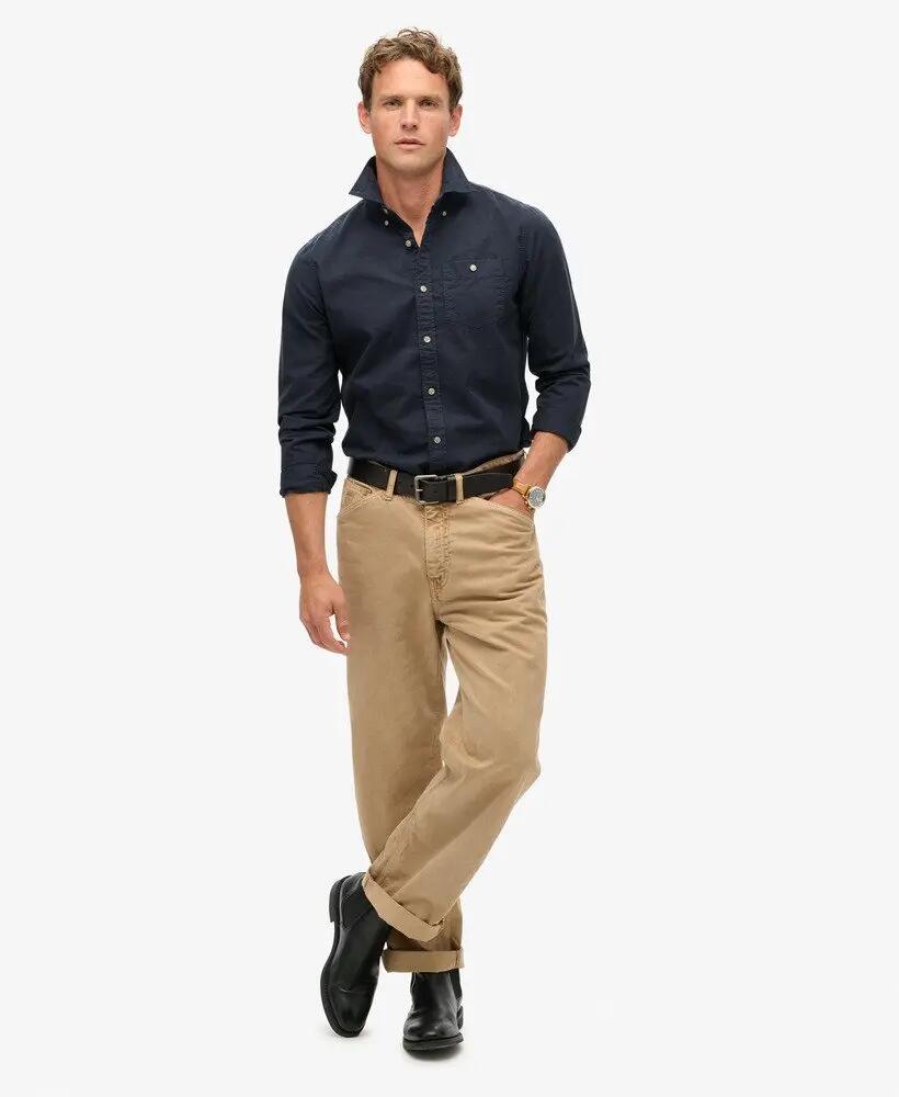superdry Chemise à manches longues The Merchant Store – Coton premium, coupe 2/7