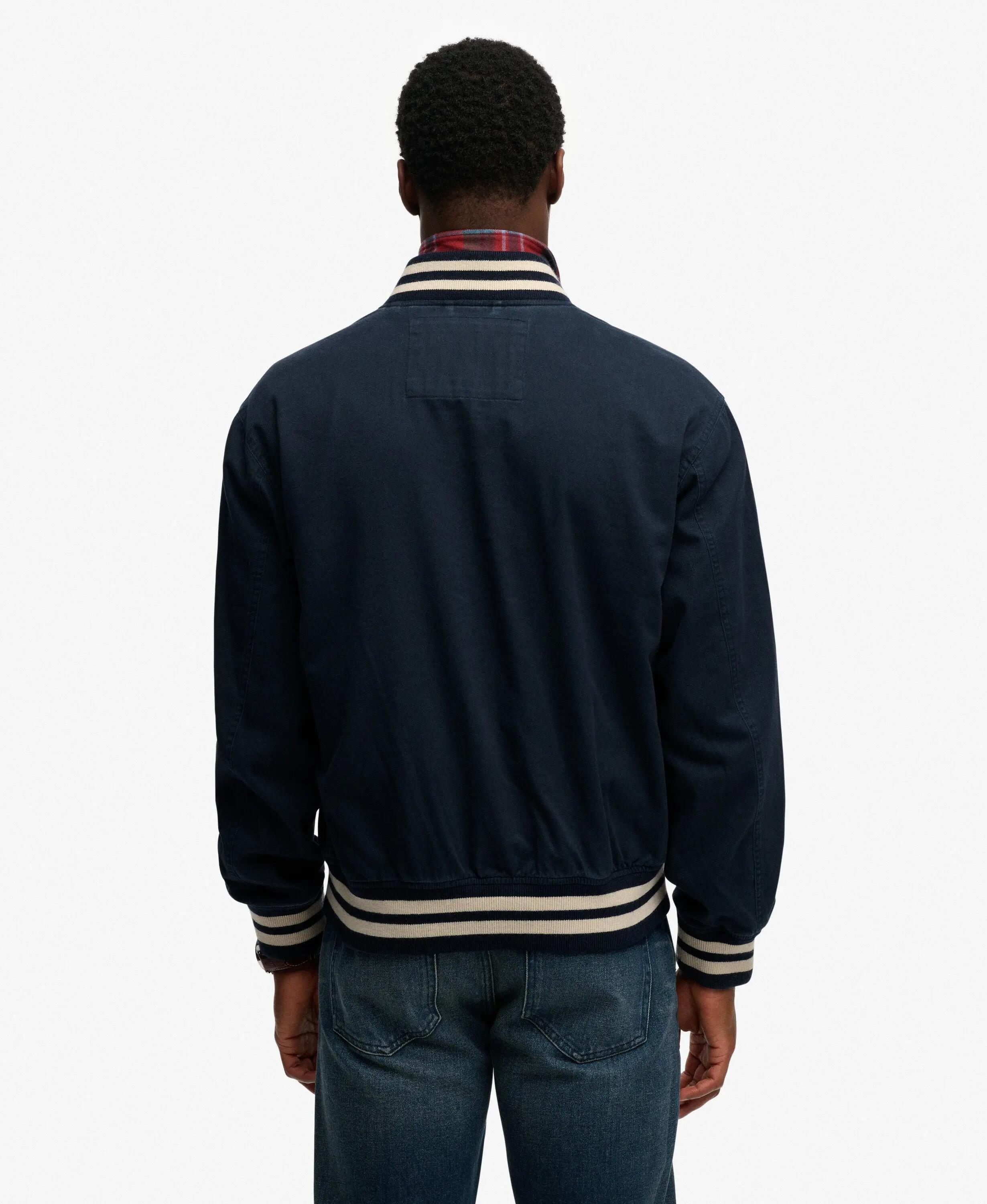 superdry Kurtka Bomber Twill Varsity z mieszanki bawełny 6/7