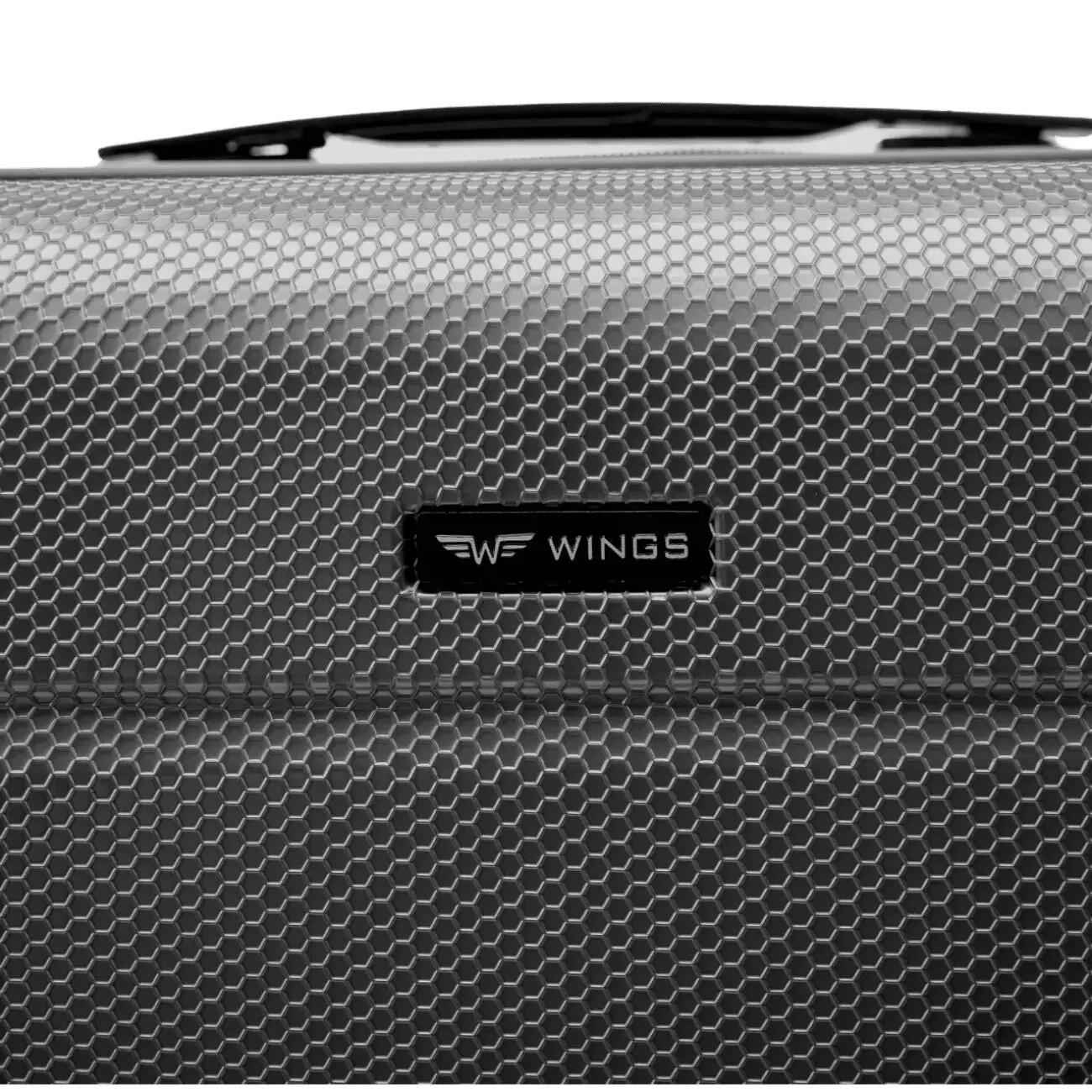 Lot de 4 valises Wings CRAKE S/M/L + valise compacte DARK GREY 9/10