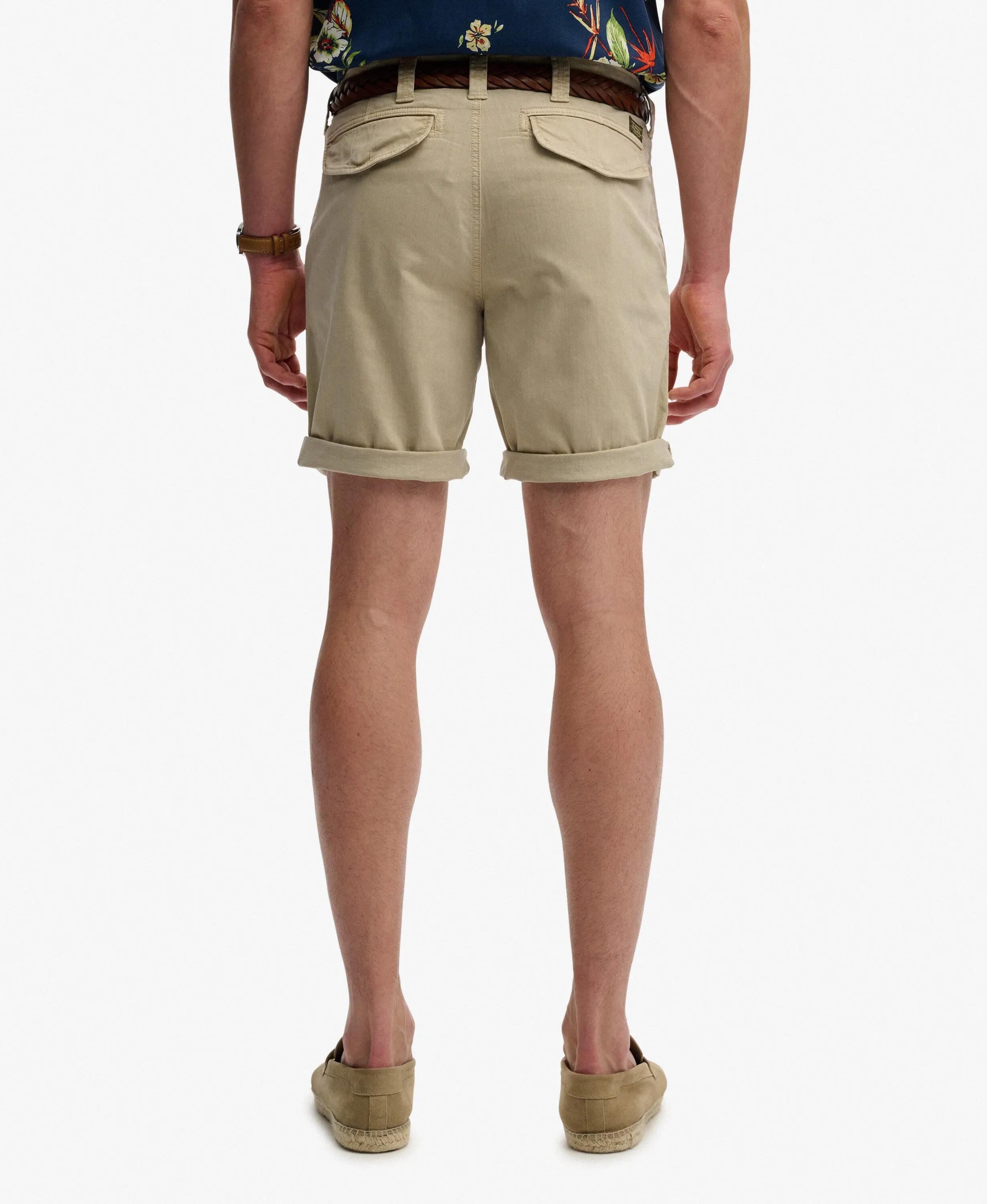 superdry Utility Chino Shorts — Coupe droite, Overcast Beige 5/7