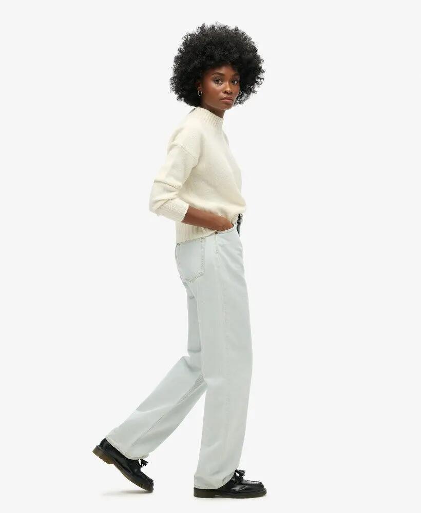 superdry Organic Cotton Wide Leg Jeans em algodão orgânico 3/5