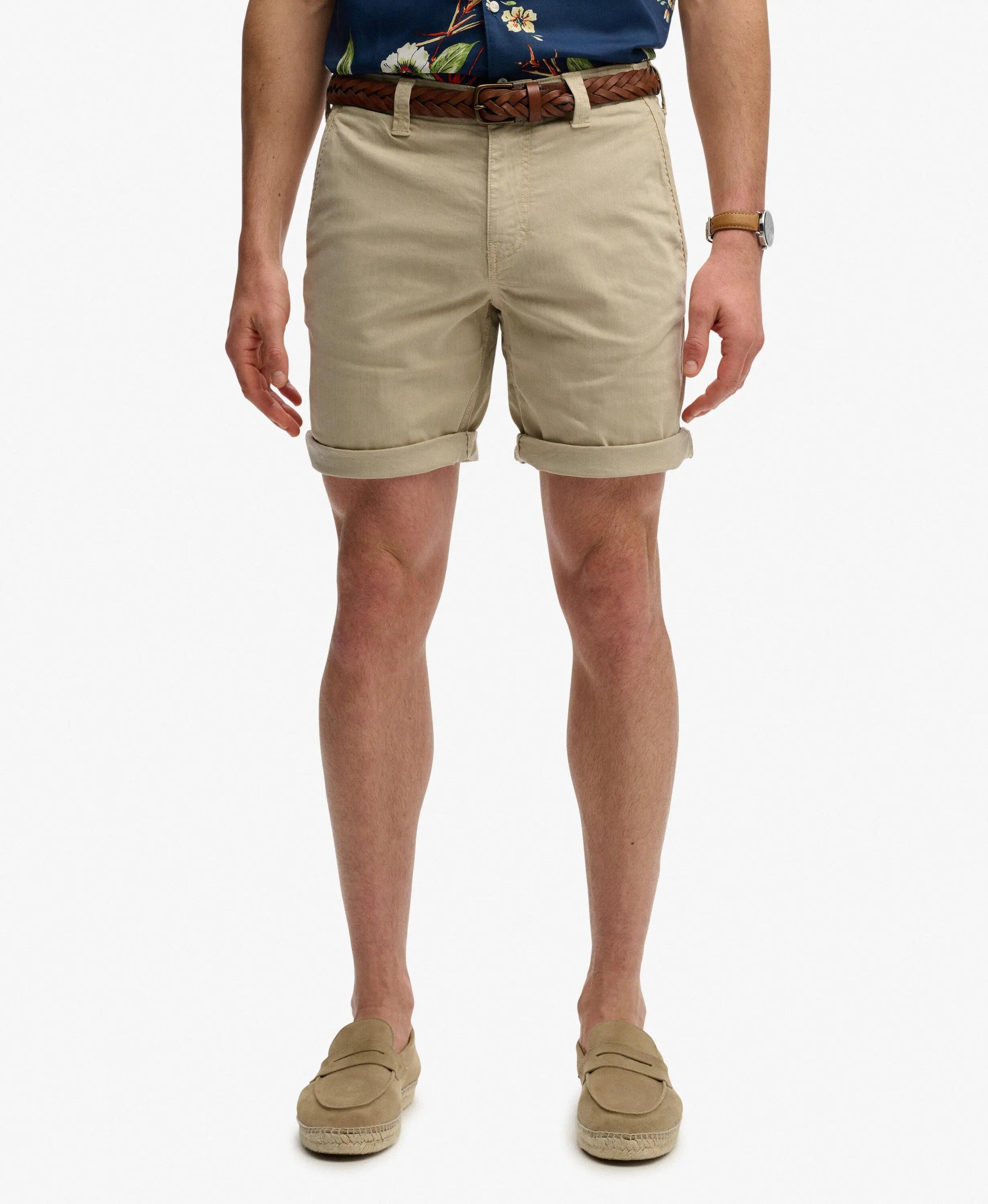 superdry Utility Chino Shorts — Coupe droite, Overcast Beige 4/7