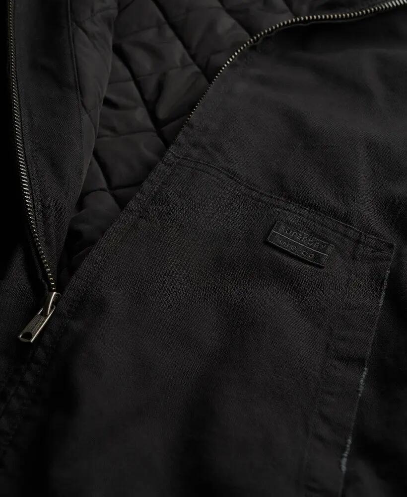 superdry Casaco com capuz Canvas Surplus em algodão com forro acolchoado 7/7