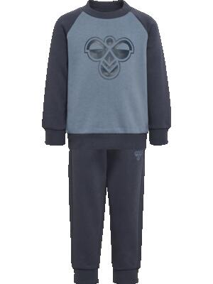 Hummel kinder sweatset bumble van biologisch katoen en gerecycled polyester –