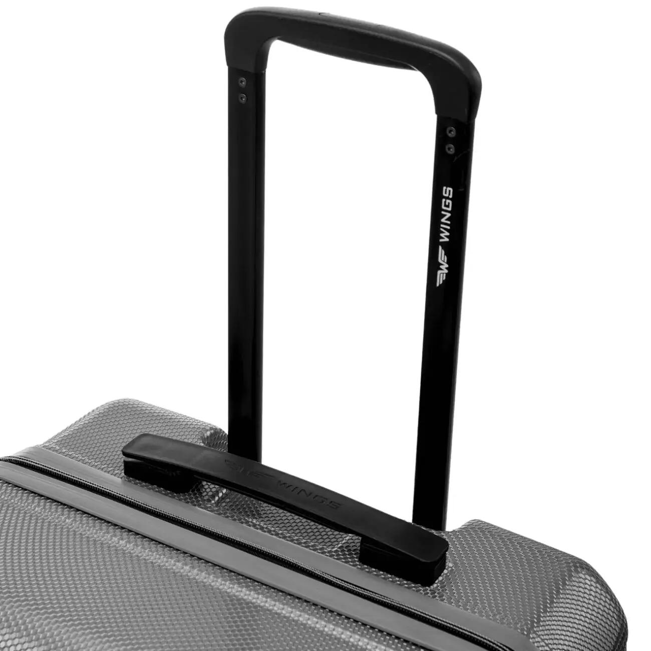 Lot de 4 valises Wings CRAKE S/M/L + valise compacte DARK GREY 10/10