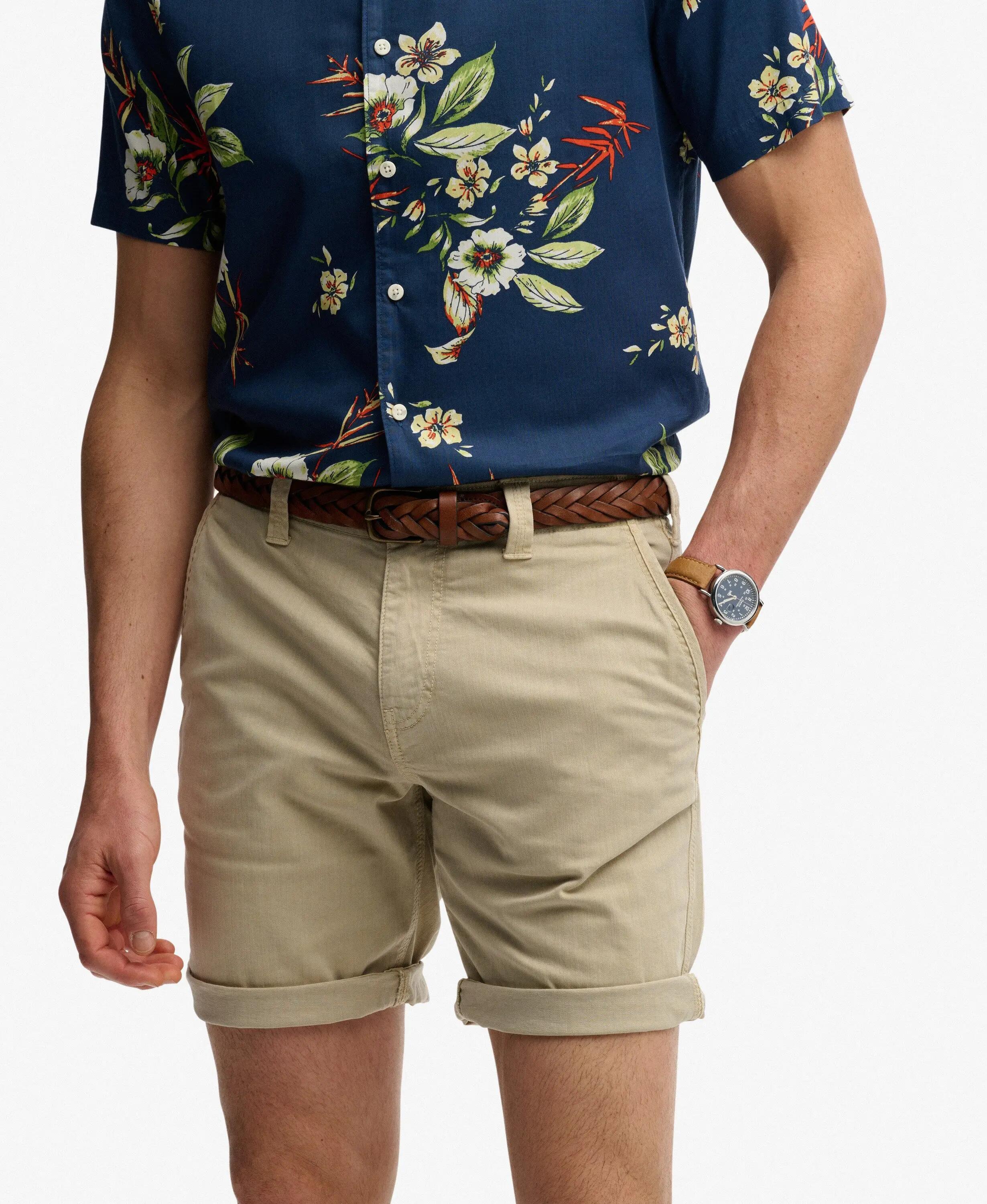superdry Utility Chino Shorts — Coupe droite, Overcast Beige 2/7