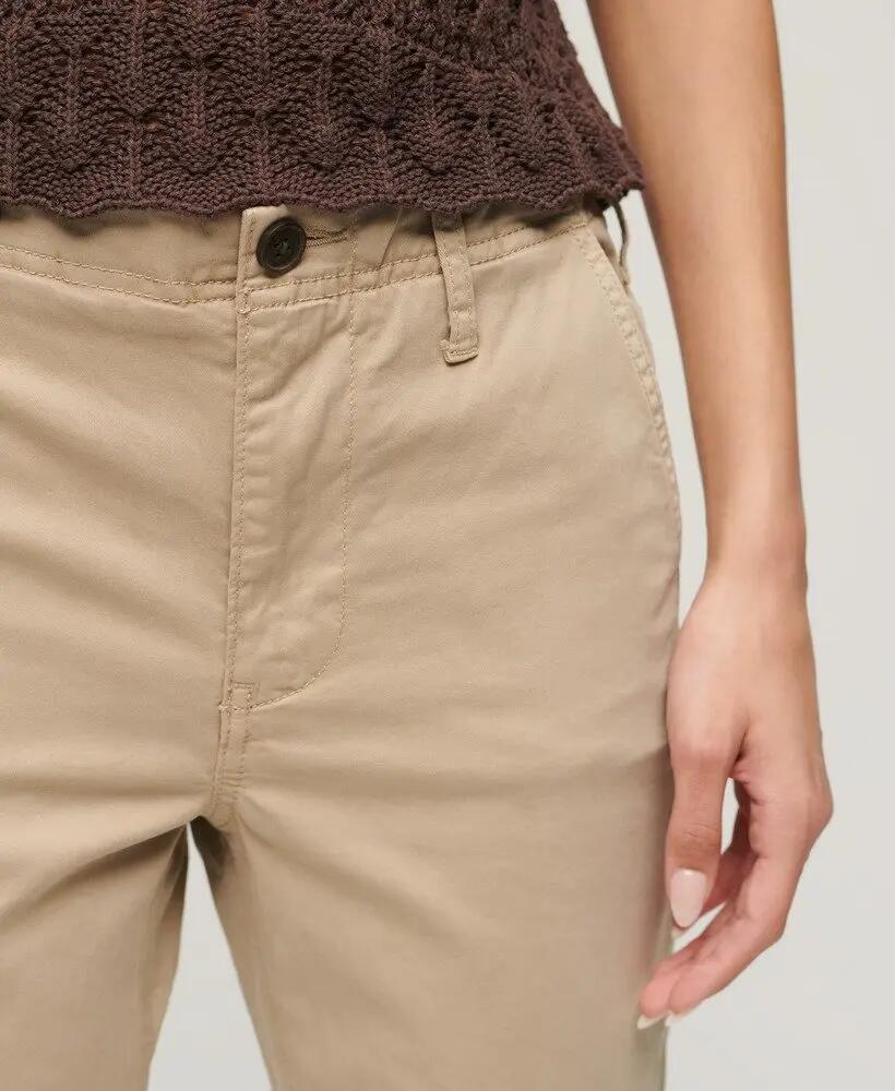 superdry Chino Mid Rise donna in cotone elasticizzato 3/7