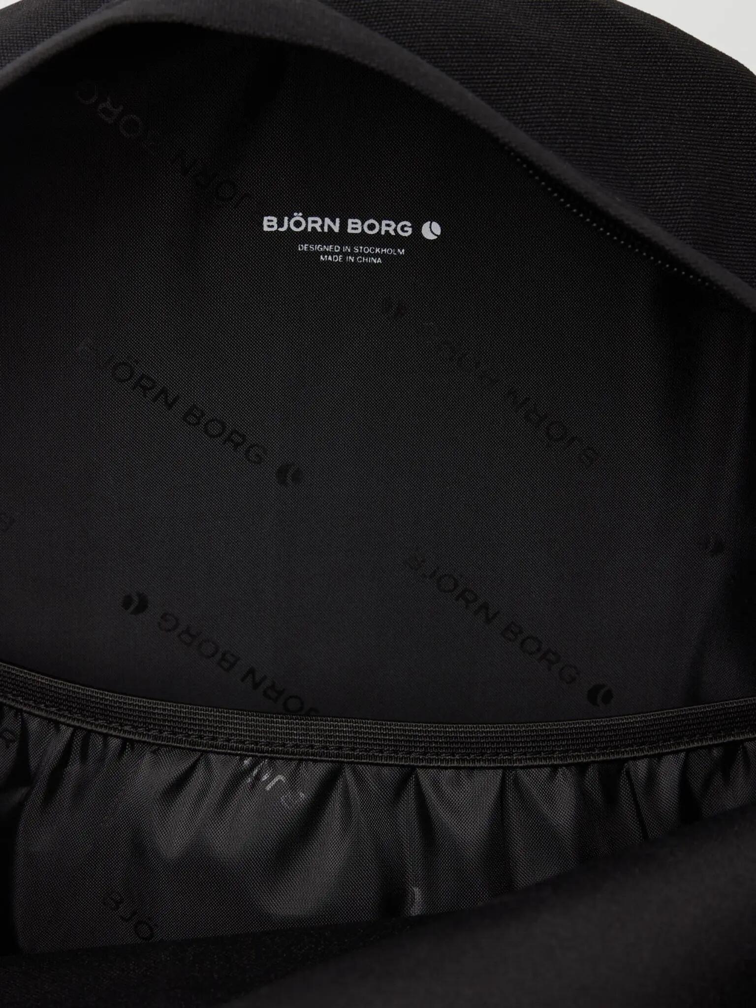 bjorn_borg BORG JUNIOR BACKPACK 19L mochila em poliéster reciclado - BLACK 4/4