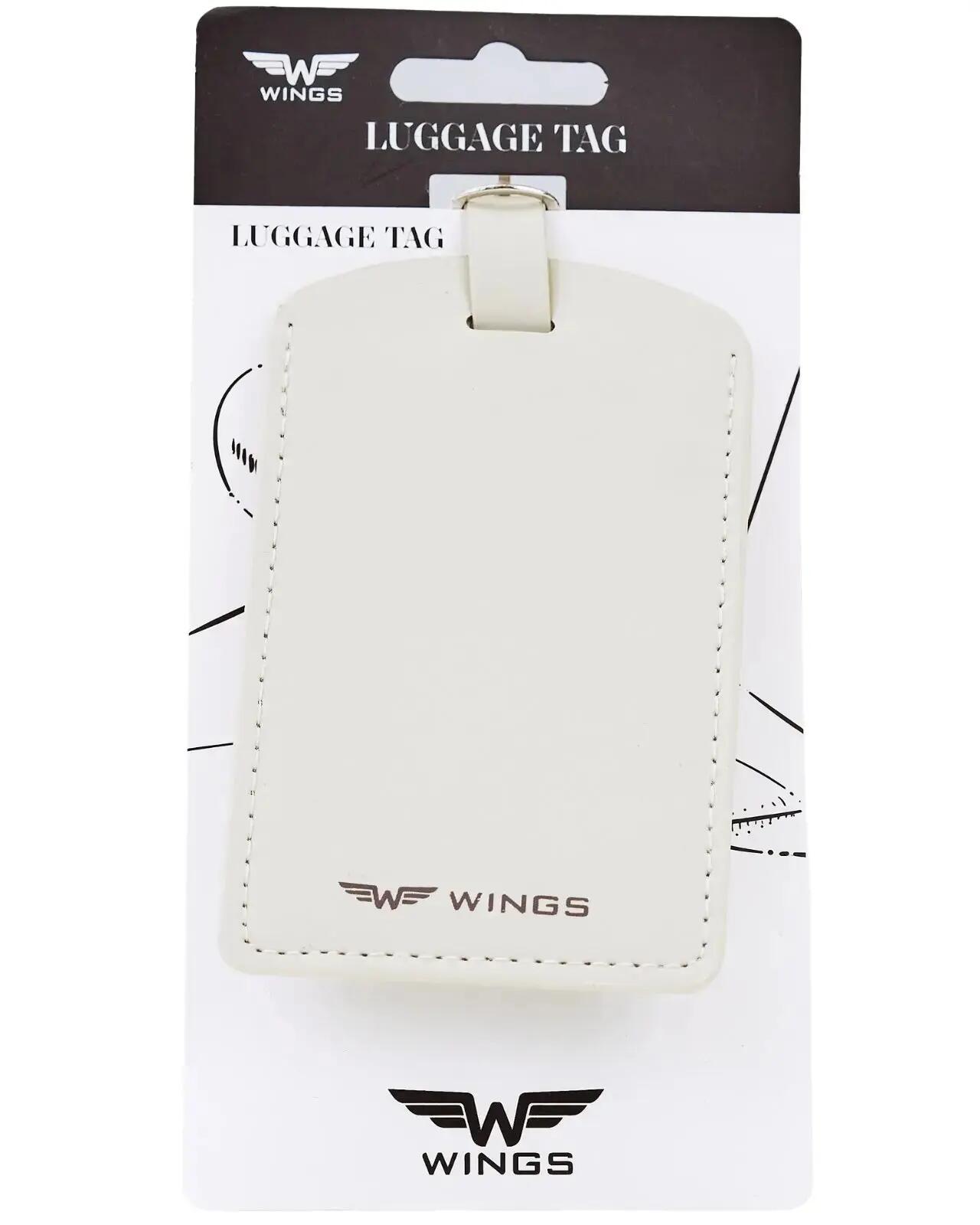 Identificateur de bagage WINGS étiquette pour valise BEIGE 4/6