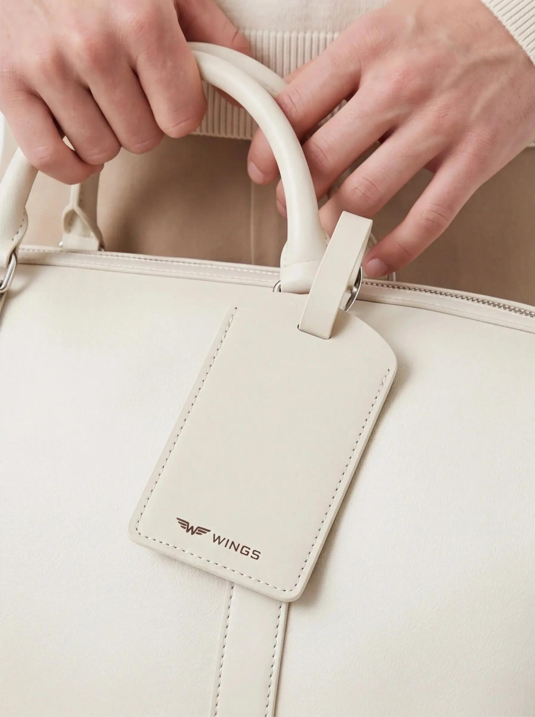 Identificateur de bagage WINGS étiquette pour valise BEIGE 3/6