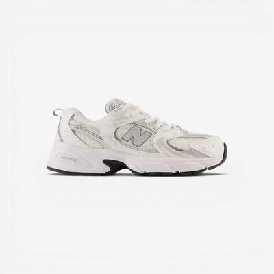 New balance 530 white silver big kids