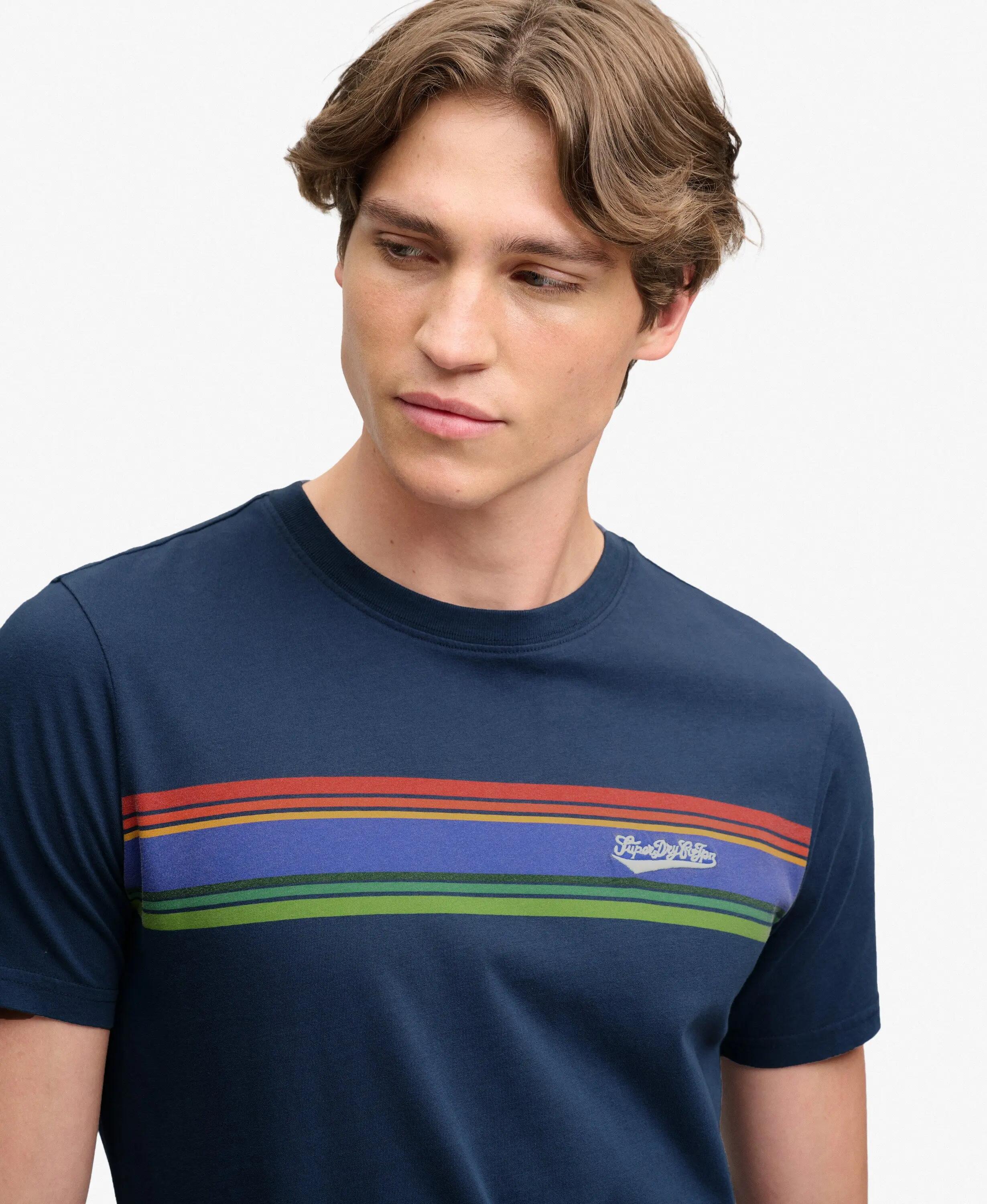superdry T-shirt Outdoor Stripe Logo coupe Relaxed 4/7