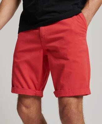 Superdry vintage international chino shorts slim – washed green