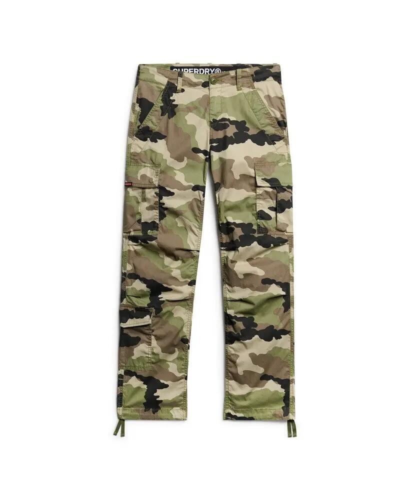 superdry Calças Cargo Low Rise Straight em algodão elástico 6/6