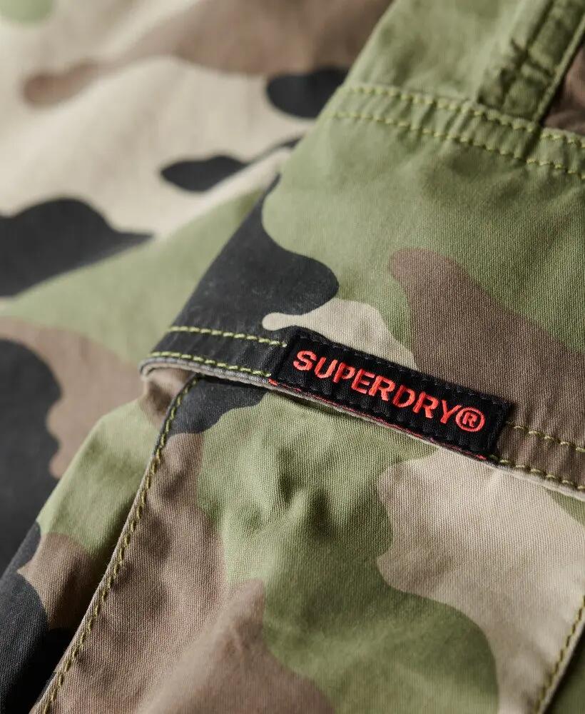 superdry Calças Cargo Low Rise Straight em algodão elástico 5/6