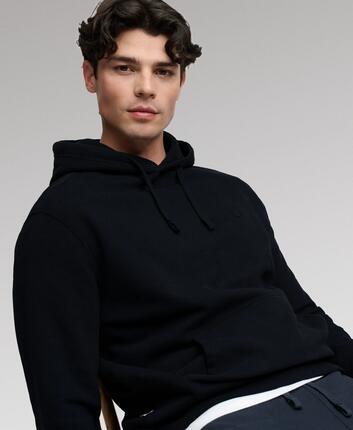 superdry Essential SD Co Logo Hoodie – Relaxed Fit, Varsity Green