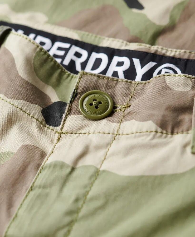 superdry Calças Cargo Low Rise Straight em algodão elástico 4/6