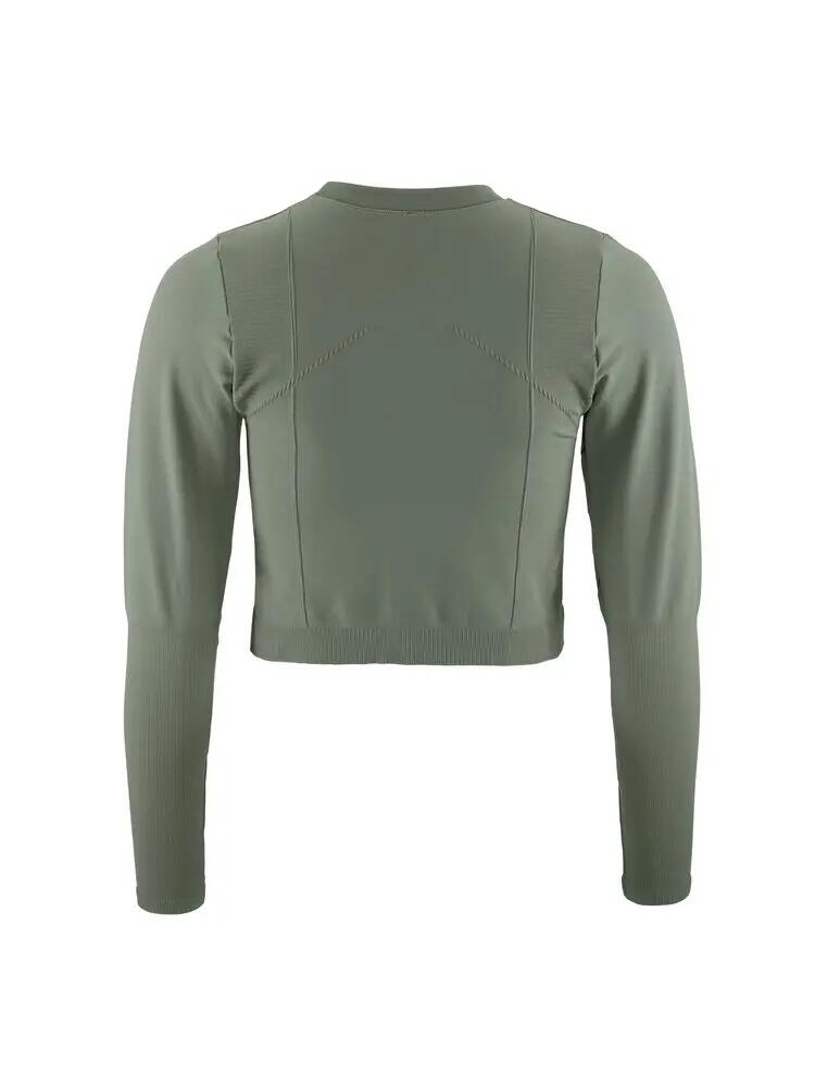 craft Damen Seamless Cropped Langarm-Trainingsshirt 5/7