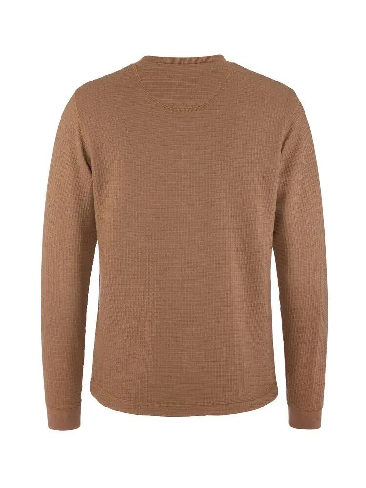 craft Wool Waffle RN W T-shirt de mangas compridas em lyocell e lã 2/7