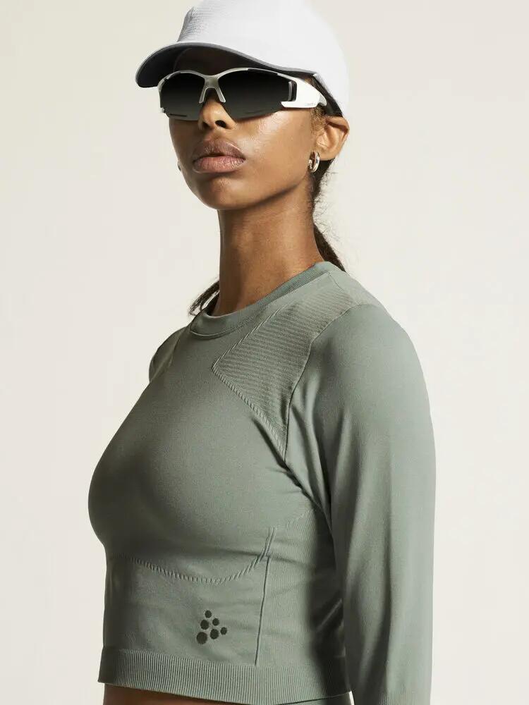 craft Haut Seamless Cropped manches longues – Coupe ajustée 3/7