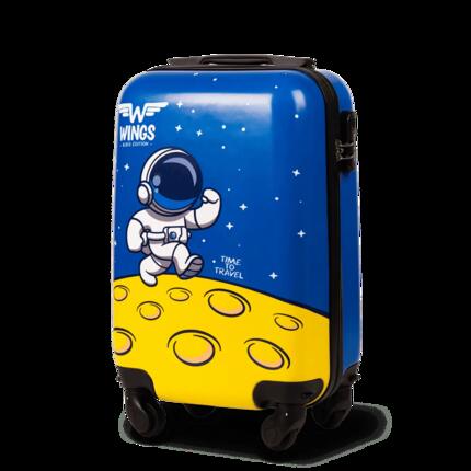 WALIZKA KIDS KABINOWA TWARDA WINGS BLUE ASTRONAUT XS 18