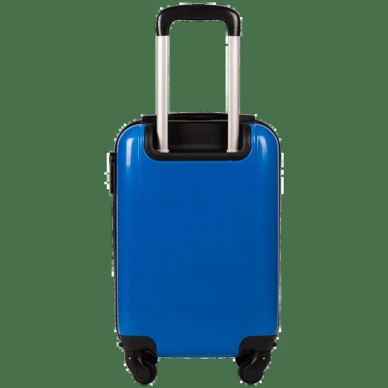 VALISE ENFANT CABINE RIGIDE WINGS BLEU ASTRONAUTE XS 18" 4/10