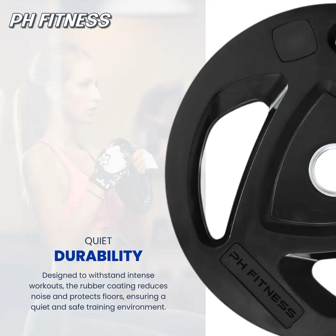 Set dischi olimpici Tri Grip 50 mm | PH Fitness 5/9