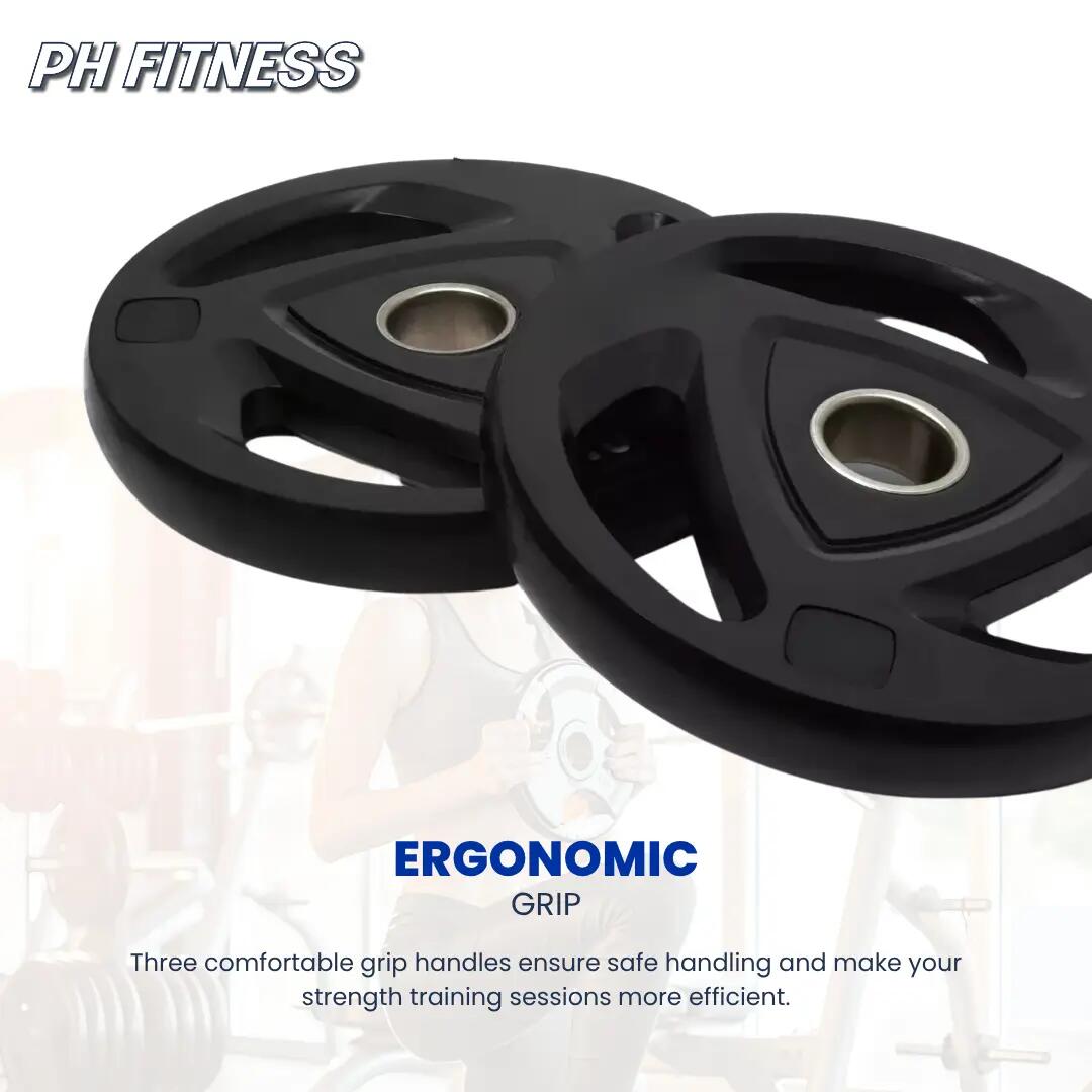 Set dischi olimpici Tri Grip 50 mm | PH Fitness 4/9