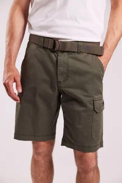 sebago Outwashed Pocket Shorts vert — coton extensible 3/5