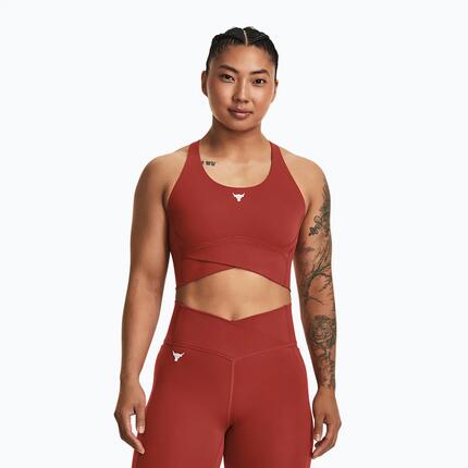 Top de entrenamiento femenino Under Armour Project Rock LetsGo Crossover Top