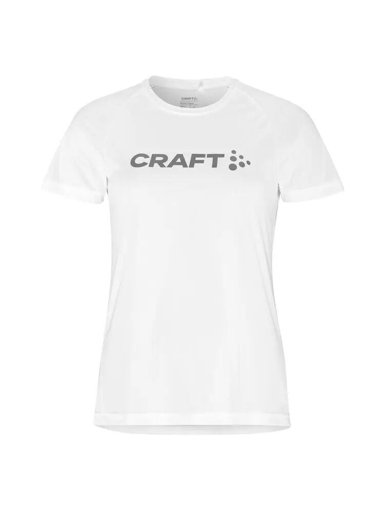 craft CORE Essence Logo Tee W in poliestere riciclato - Bianco 1/7