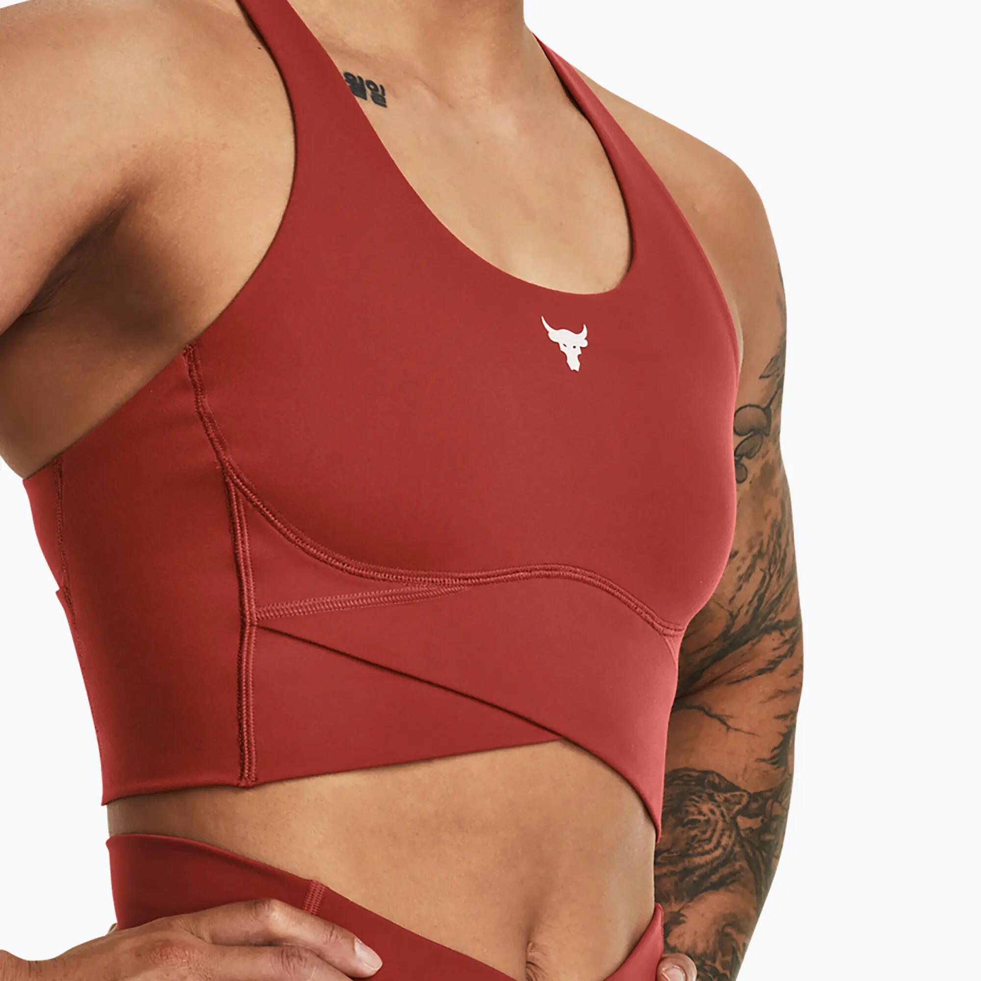 Top treningowy damski Under Armour Project Rock LetsGo Crssover Top 6/7