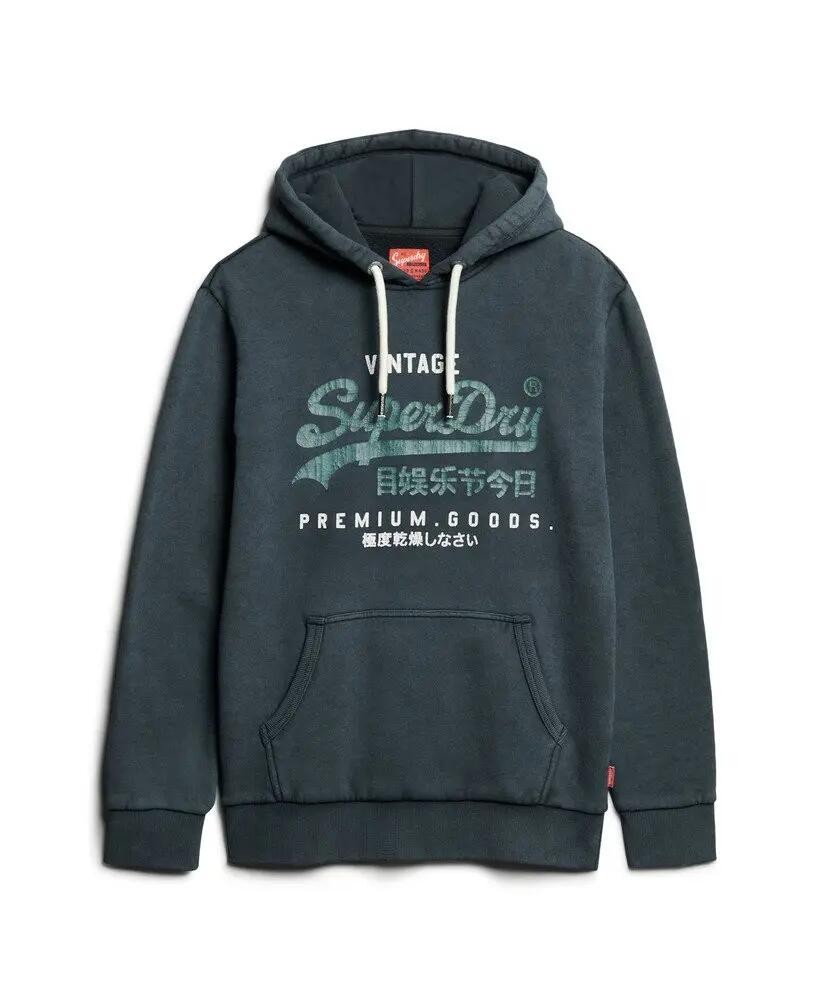 superdry Felpa con cappuccio Duo Vintage Logo in cotone riciclato 7/7