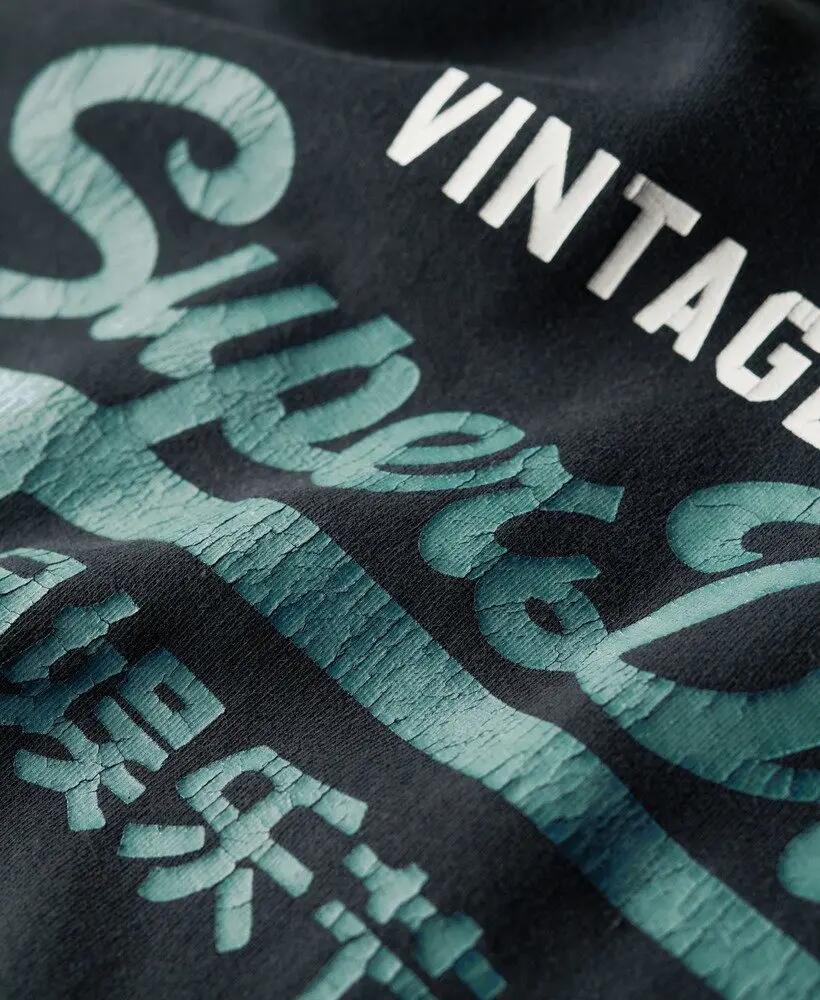 superdry Felpa con cappuccio Duo Vintage Logo in cotone riciclato 5/7