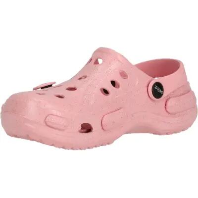 zigzag Burab Kids Glitter Clog Sandalia EVA Rose Shadow 4/7