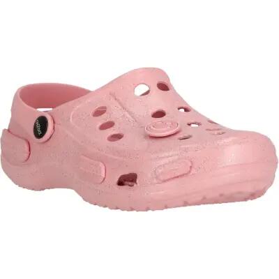 zigzag Burab Kids Glitter Clog Sandalia EVA Rose Shadow 2/7