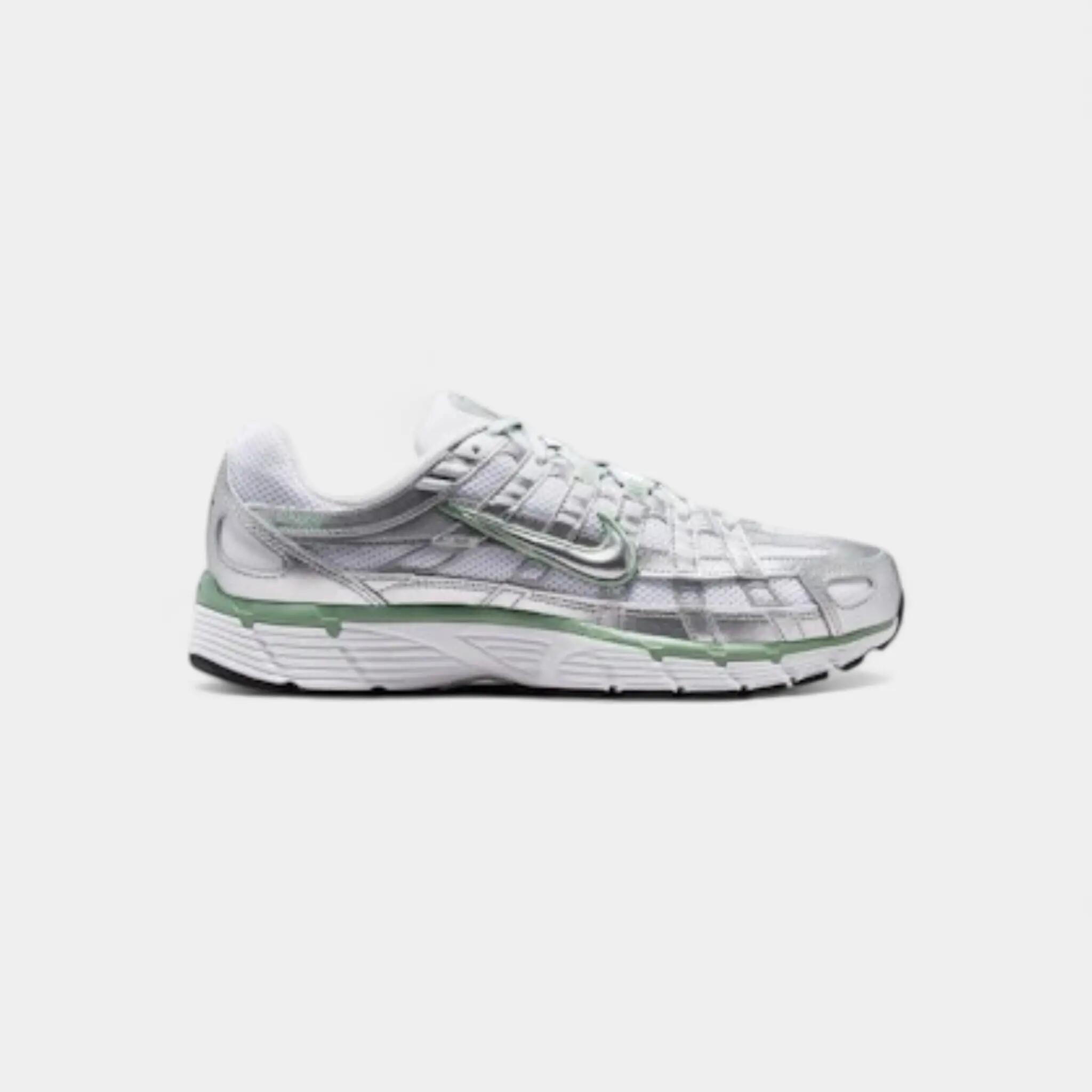 Nike P-6000 Metallic Silver White Steam (Women's) 1/2