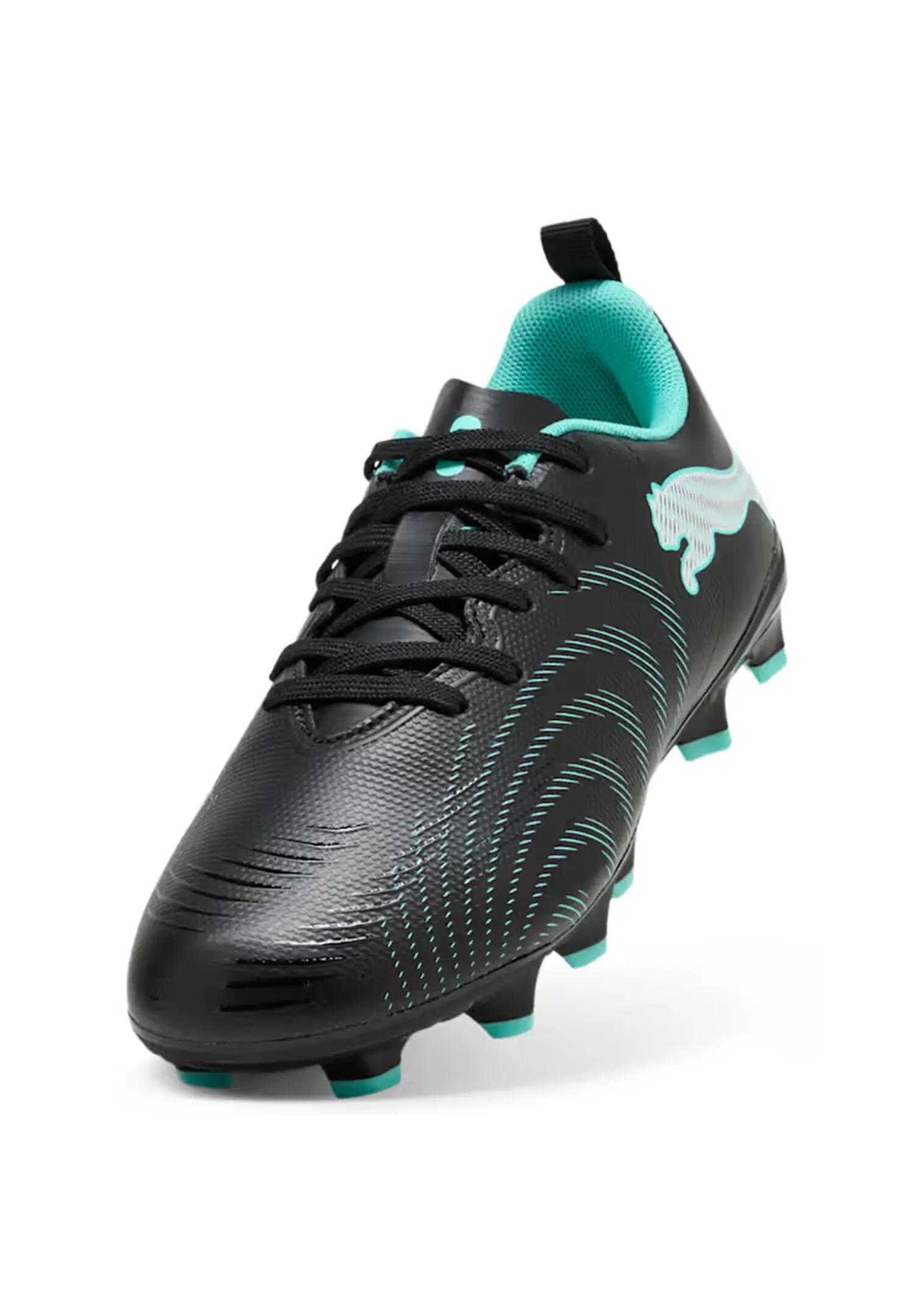 PUMA Teenager FUTURE 9 PLAY FG/AG  Black-Intense Mint-White 5/5
