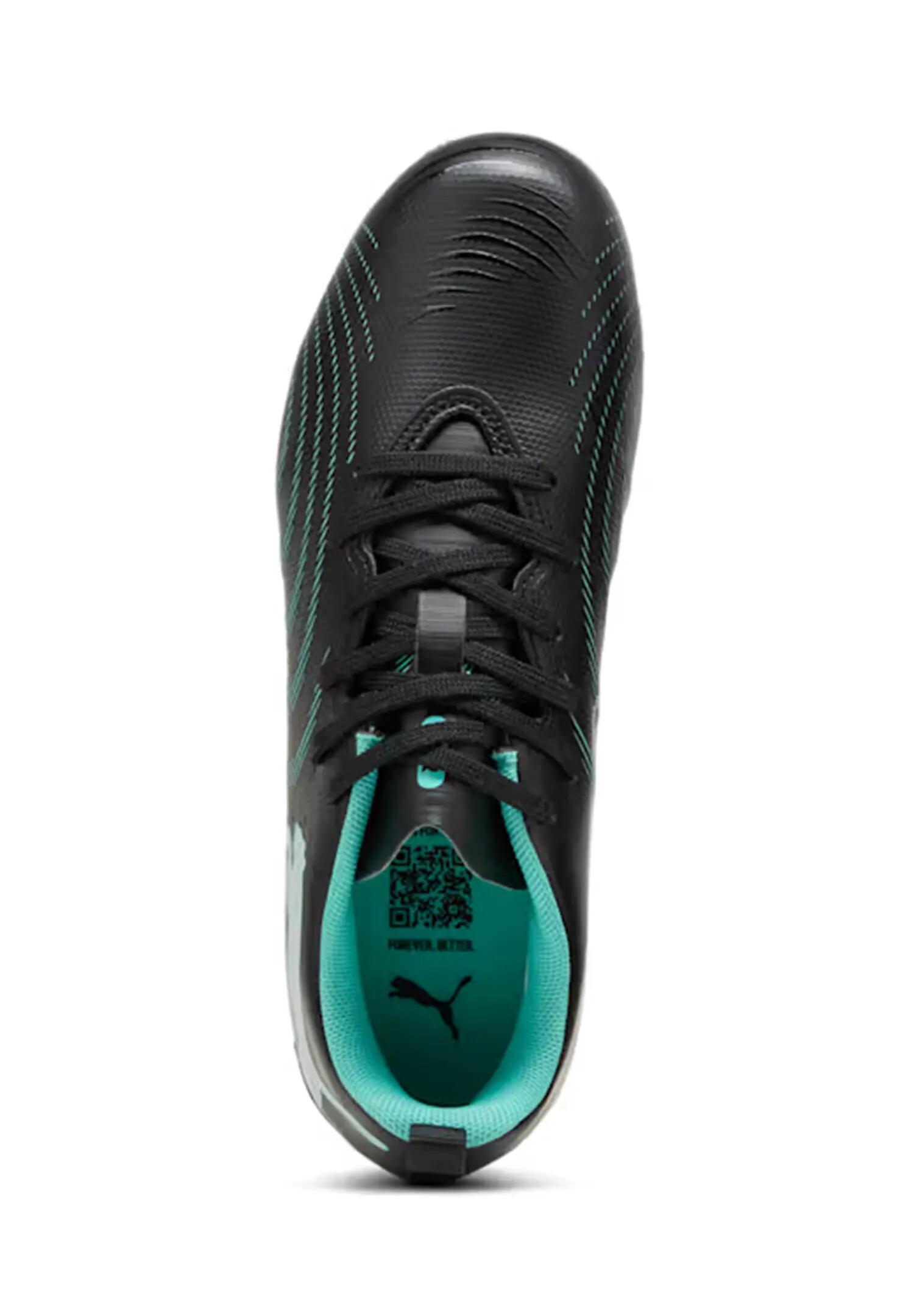 PUMA Teenager FUTURE 9 PLAY FG/AG  Black-Intense Mint-White 3/5