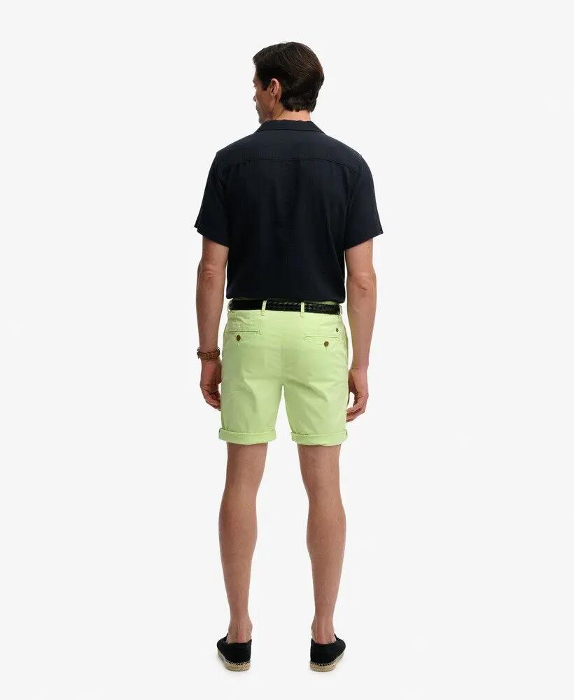 superdry Premium Regular Chino Shorts – Slim Fit, Washed Green 6/6