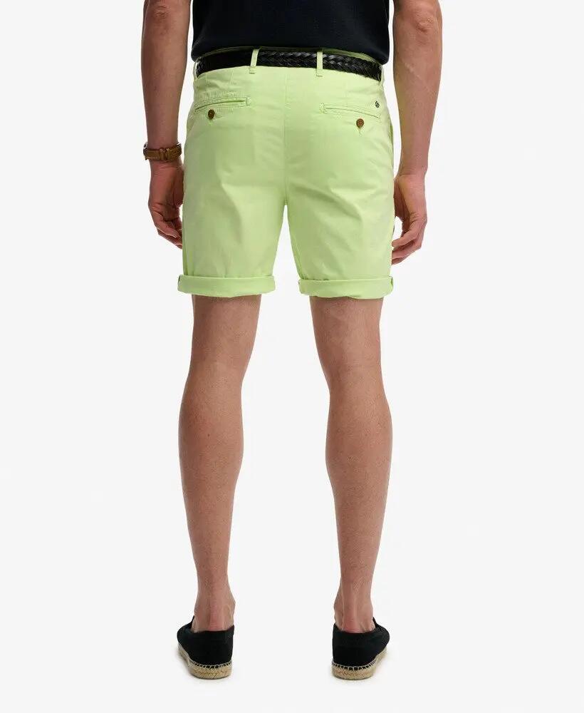 superdry Premium Regular Chino Shorts – Slim Fit, Washed Green 4/6