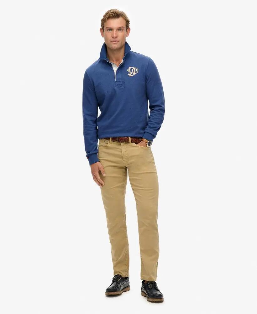 superdry Vintage Athletic Rugby Shirt en algodón orgánico - BAY BLUE 3/6