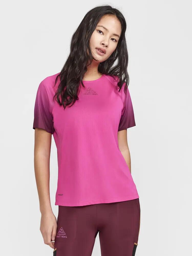 craft PRO Trail SS Tee W – T-shirt trail manga curta com mesh elástico nas 4/5