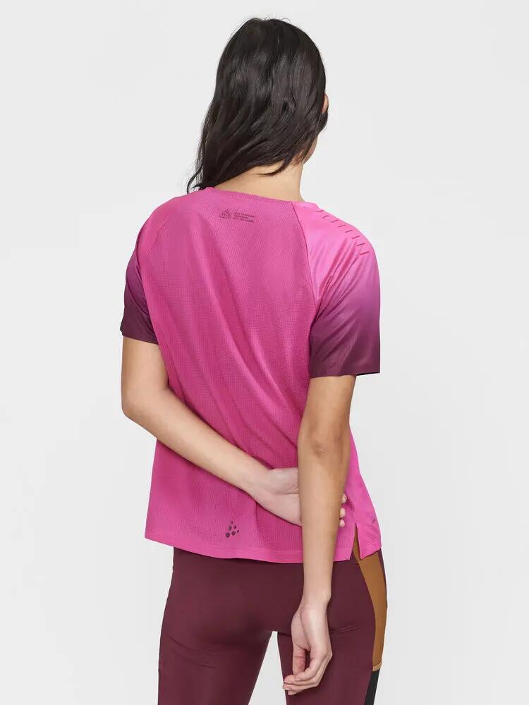 craft PRO Trail SS Tee W – T-shirt trail manga curta com mesh elástico nas 3/5